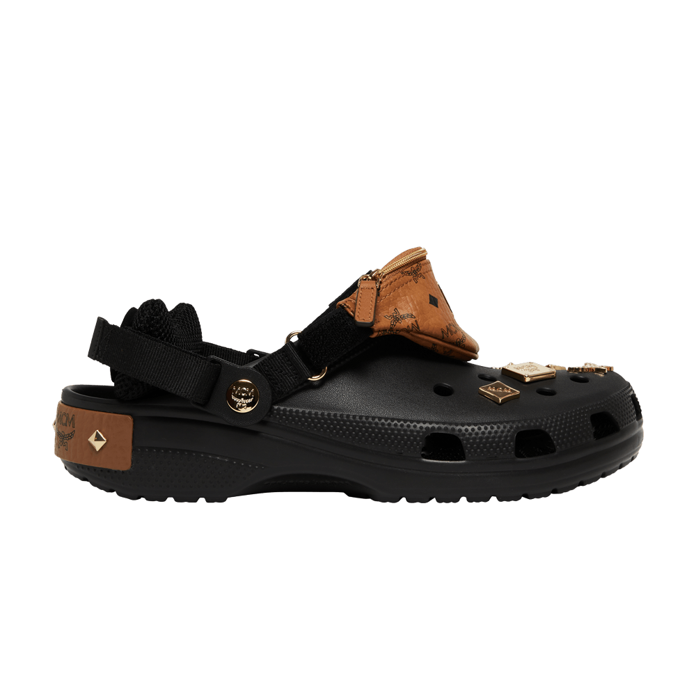 Кроссовки Crocs MCM x Classic Clog 'Mini Fanny Pack - Black'