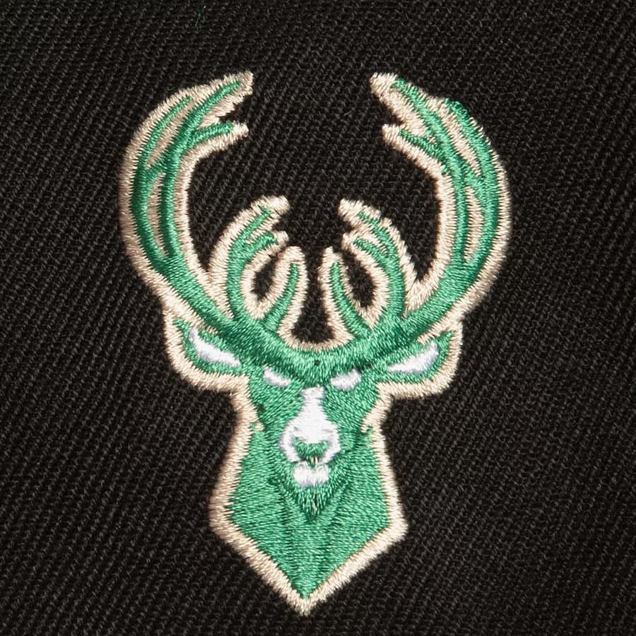Mitchell-Ness-Black-Milwaukee-Bucks-Triple-Play-Snapback-Hat-2