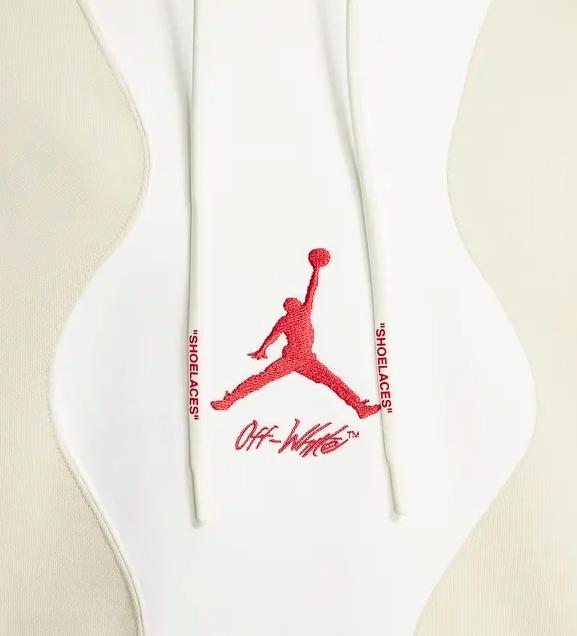 Худи OFF-WHITE x Jordan Hoodie White