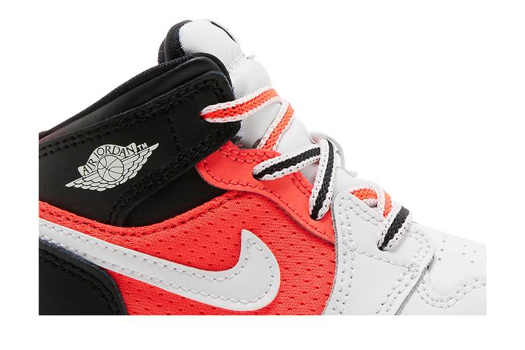 Кроссовки Air Jordan 1 Mid SE TD 'White Infrared'
