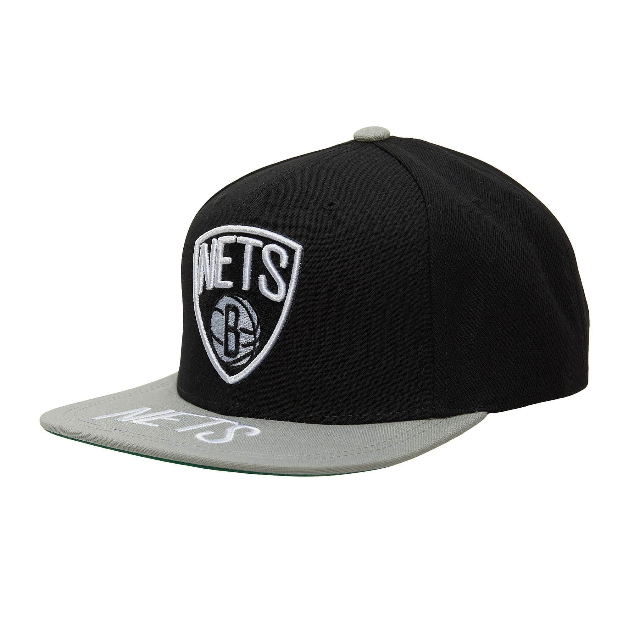 Бейсболка Mitchell & Ness Logo Bill Snapback Brooklyn Nets Hat