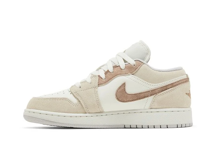 Кроссовки Air Jordan 1 Low SE GS 'Sail Archaeo Brown'