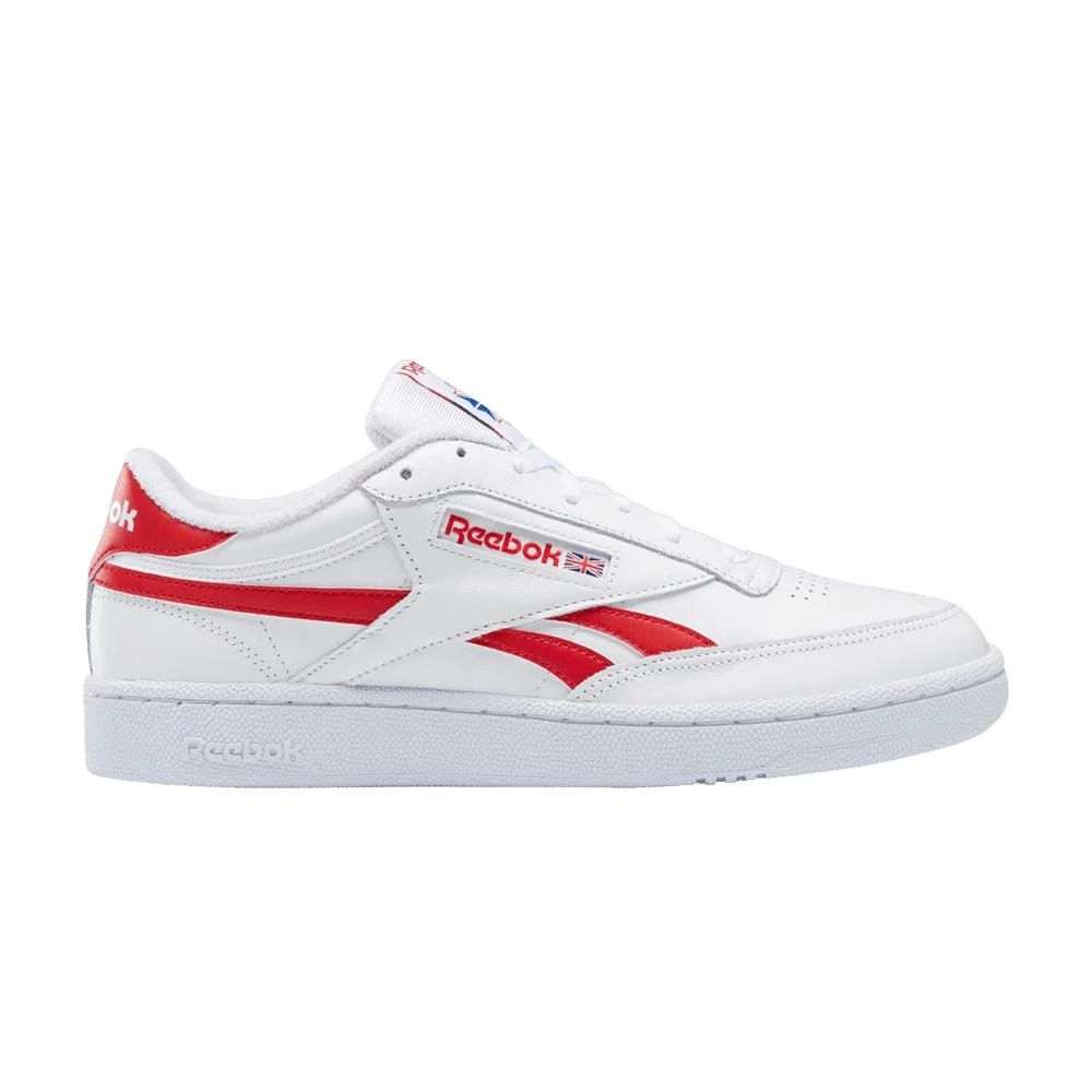 Krossovki-Reebok-Club-C-Revenge-White-Vector-Red