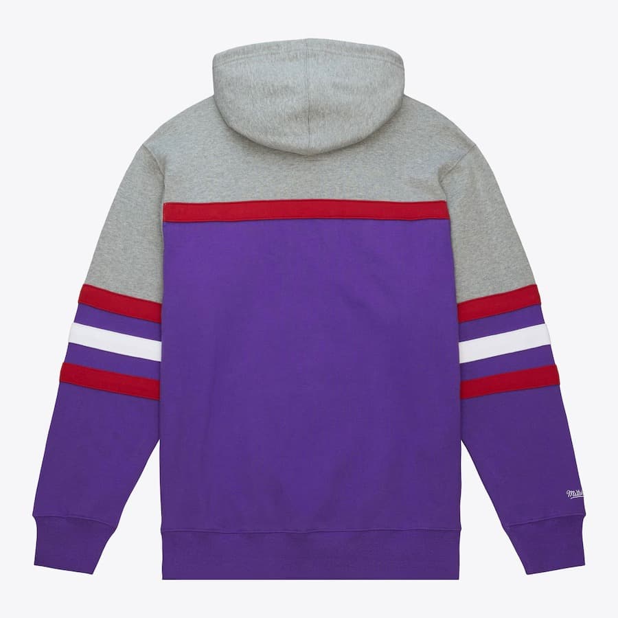Худи Mitchell & Ness Purple Toronto Raptors Head Coach Pullover Hoodie