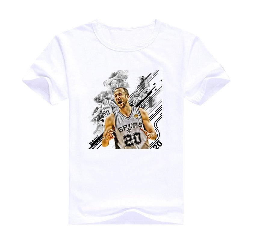 Футболка Manu Ginobili White T3