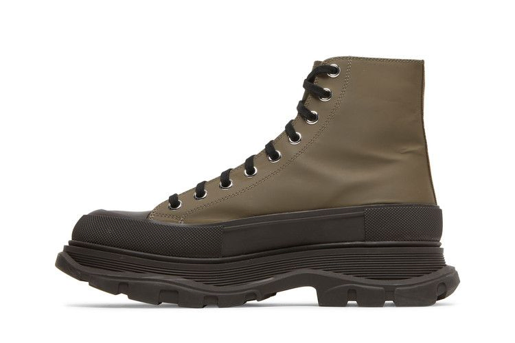 Кроссовки Alexander McQueen Tread Slick Boots 'Khaki Black'