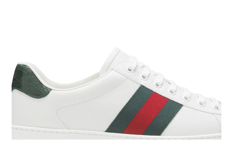 Кроссовки Gucci Ace Leather 'White'