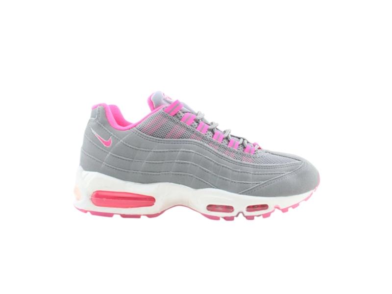 Кроссовки Wmns Nike Air Max 95 Medium Grey Turbo Pink