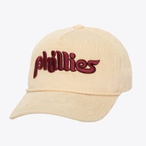 Mitchell-Ness-Cream-Philadelphia-Phillies-Cooperstown-Collection-Corduroy-Deadstock-Snapback-Hat-300x300