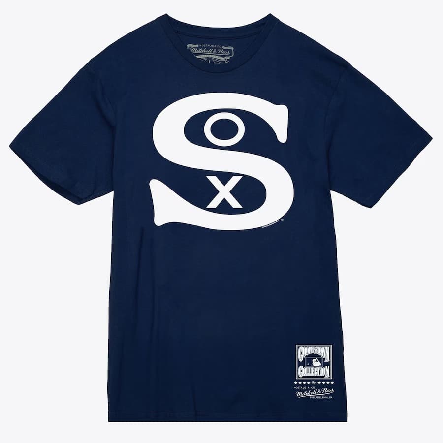 Футболка Mitchell & Ness Navy Chicago White Sox Basic Logo T-Shirt