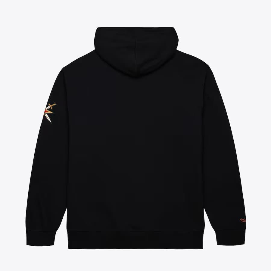 Худи Mitchell & Ness Black Vegas Golden Knights Game Time Fleece Pullover Hoodie