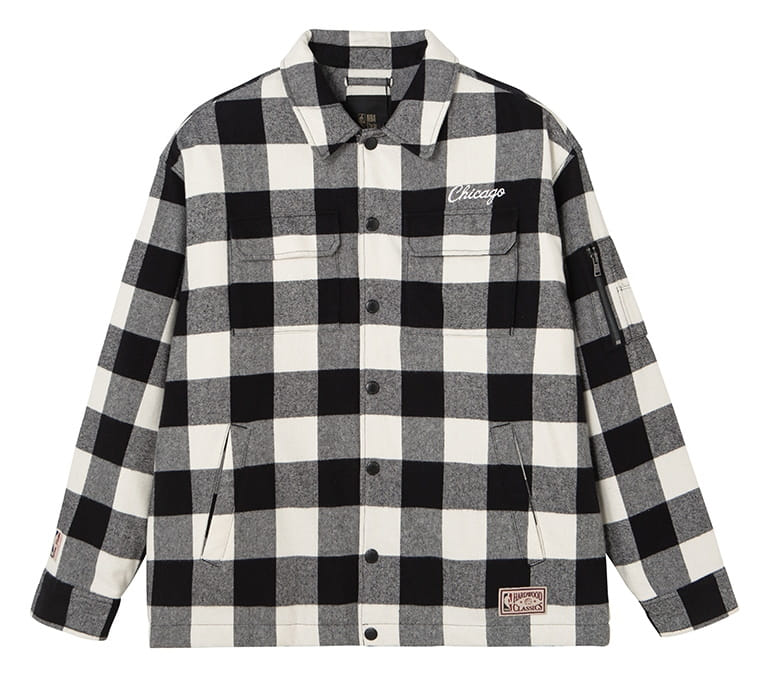 Рубашка 2020 Chicago Bulls Cotton Check Shirt