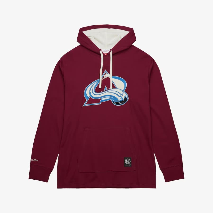Худи Mitchell & Ness Red Colorado Avalanche Thermal Lightweight Pullover Hoodie