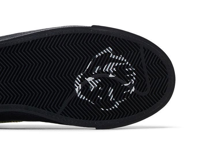 Кроссовки Dancer Skateboards x Nike Zoom Blazer Low SB 'Black Metallic Silver'