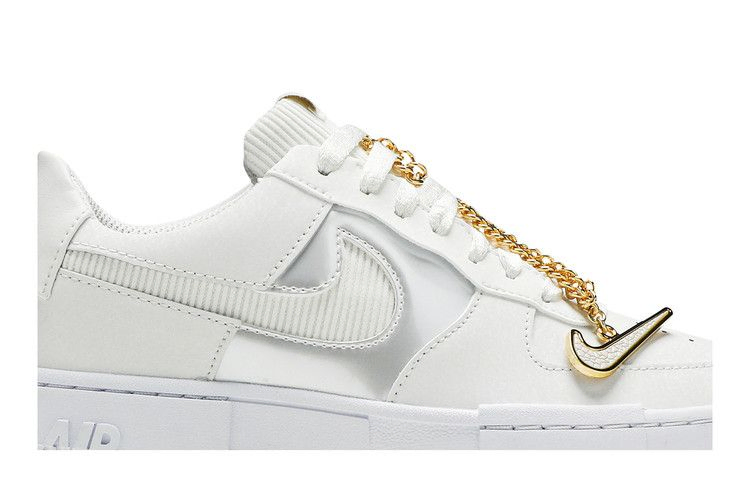 Кроссовки Nike Wmns Air Force 1 Pixel 'White Gold Chain'