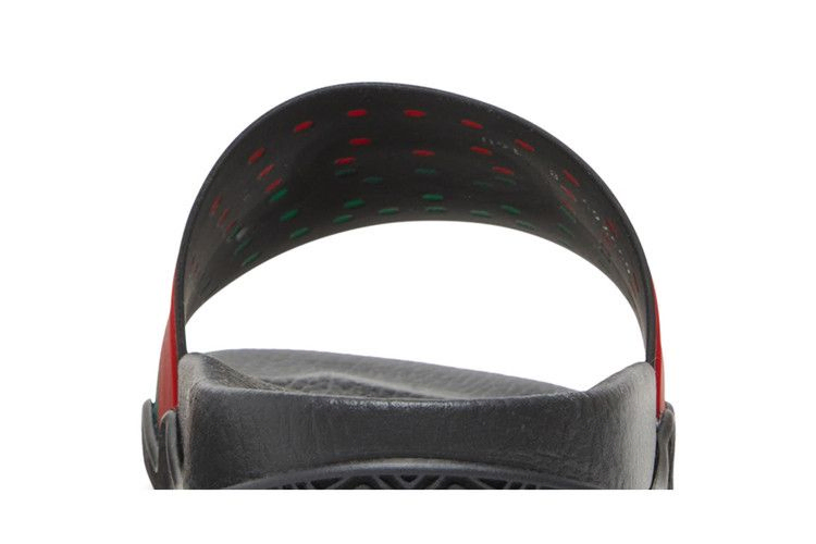Кроссовки Gucci Slide 'Interlocking G - Black Red Green'