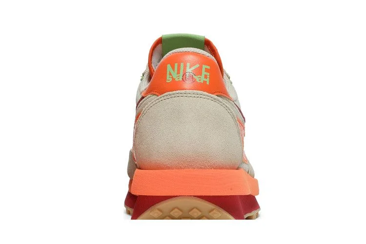 Кроссовки sacai x Clot x Nike LDWaffle 'Net Orange Blaze'
