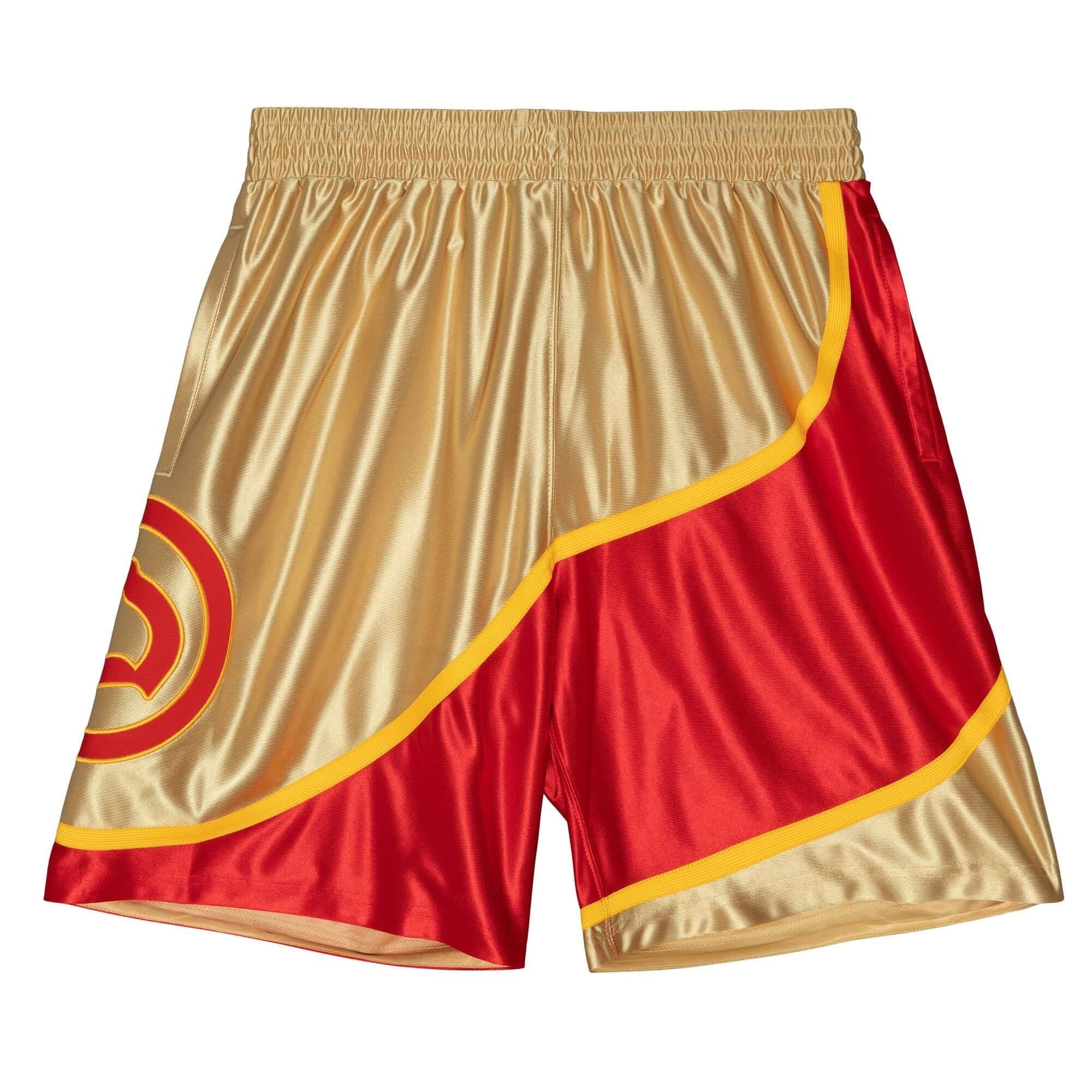 Спортивные шорты Mitchell & Ness 75th Anniversary Gold Swingman Atlanta Hawks 1996-97 Shorts