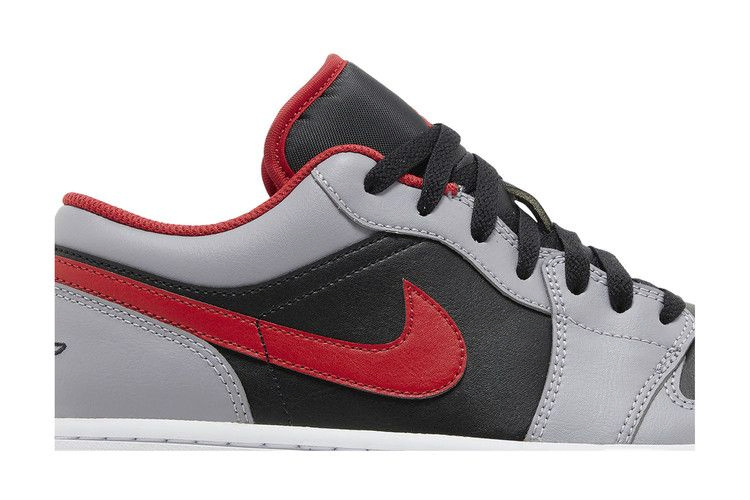 Кроссовки Air Jordan 1 Low 'Cement Fire Red'