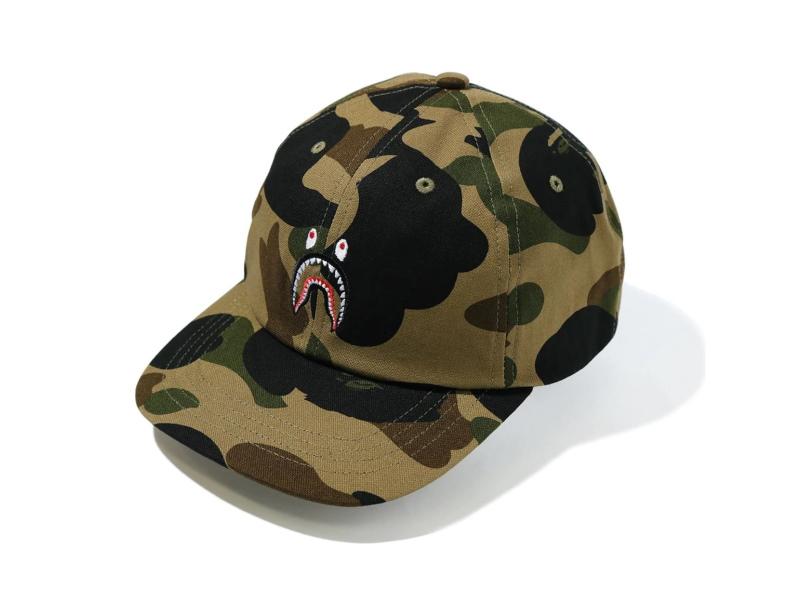 Бейсболка BAPE 1St Camo Shark Panel Cap (FW20) Green