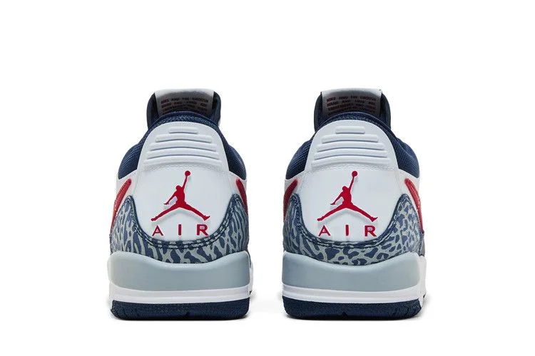 Кроссовки Air Jordan Legacy 312 Low GS 'Midnight Navy Varsity Red'