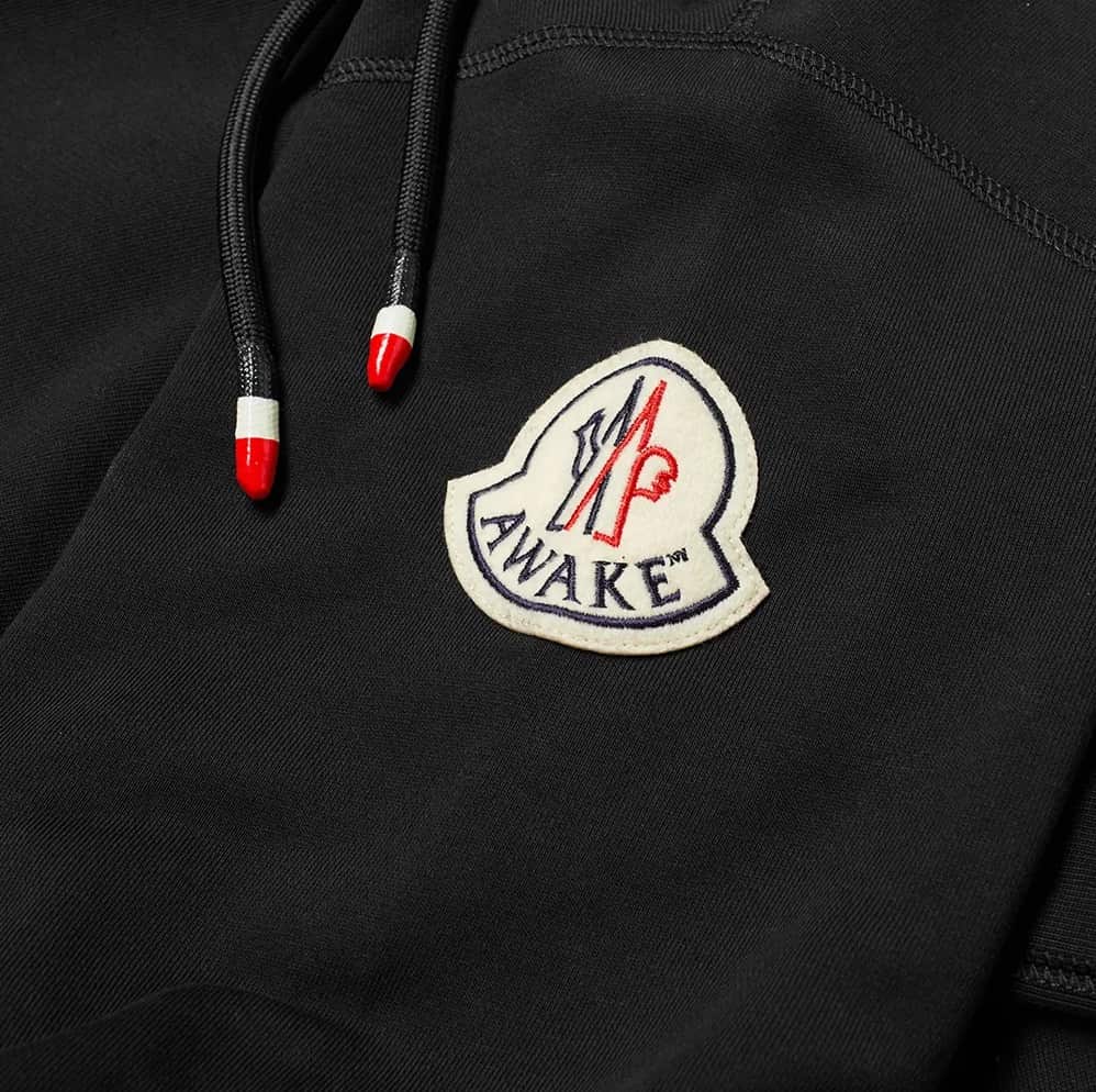 Худи Awake x Moncler Maglia Hoodie Black