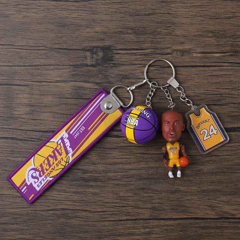 Брелок для ключей Jinduo Kobe Lakers Player Keychain