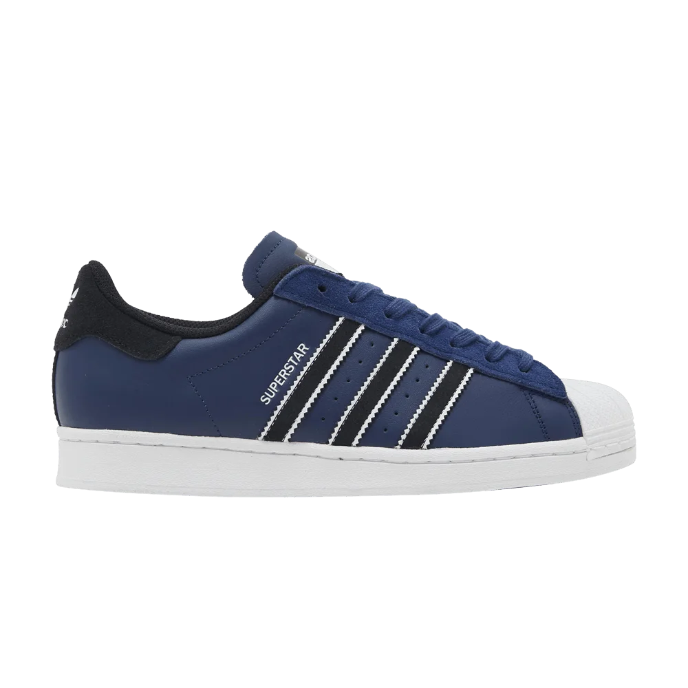 Кроссовки Adidas Superstar 'Dark Blue White'
