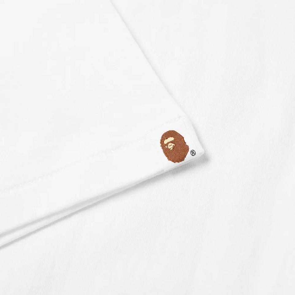Футболка BAPE 1st Camo Busy Works Tee (SS21) White/Green