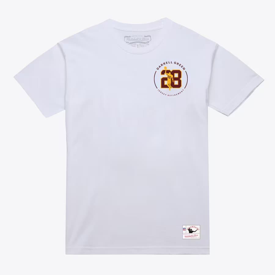 Футболка Mitchell & Ness Darrell Green White Washington Commanders T-Shirt