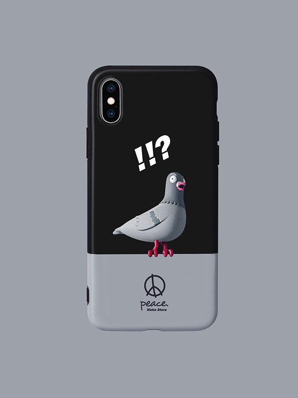 Защитный чехол STAPLE PIGEON Black iPhone Case