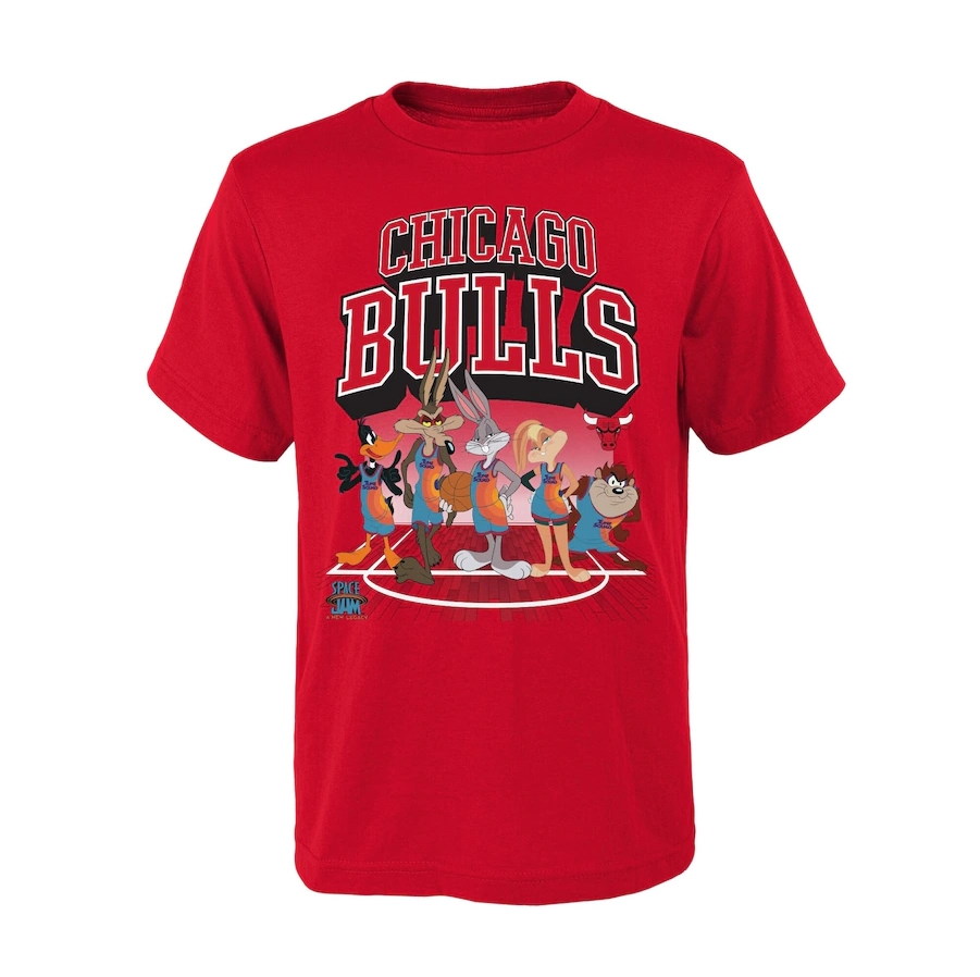 Баскетбольная футболка Chicago Bulls Tunes On Court T-Shirt – Youth