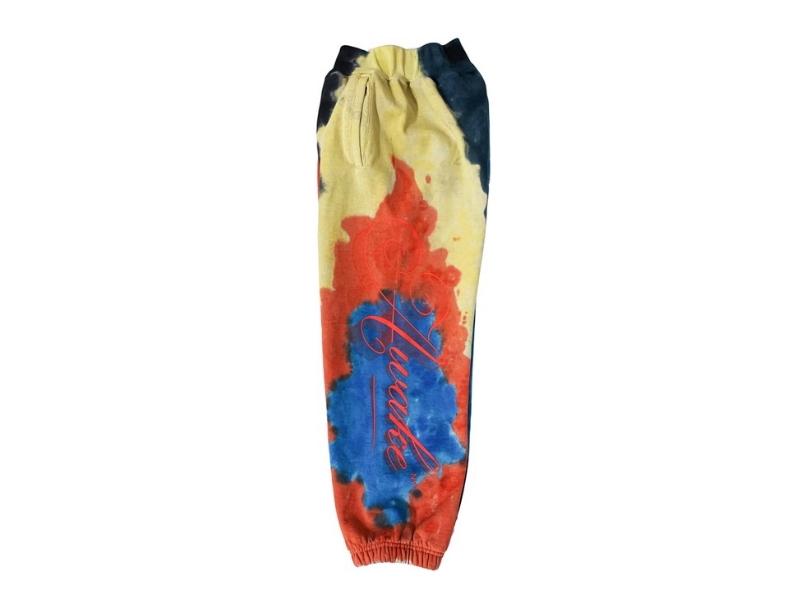 Спортивные штаны Awake Ribbon Script Logo Sweatpant Tie Dye