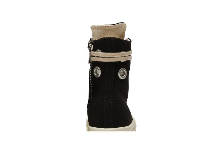 Кроссовки Rick Owens Wmns EDFU DRKSHDW Cotton Denim High 'Black Milk'