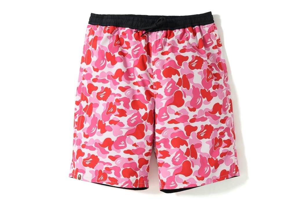 Спортивные шорты BAPE ABC Reversible Shorts Black/Pink