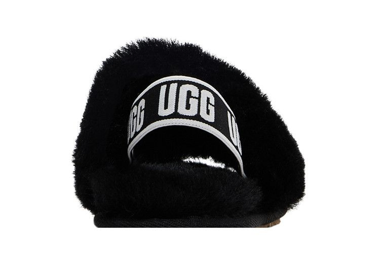 Кроссовки UGG Fluff Yeah Slide Toddler 'Black'