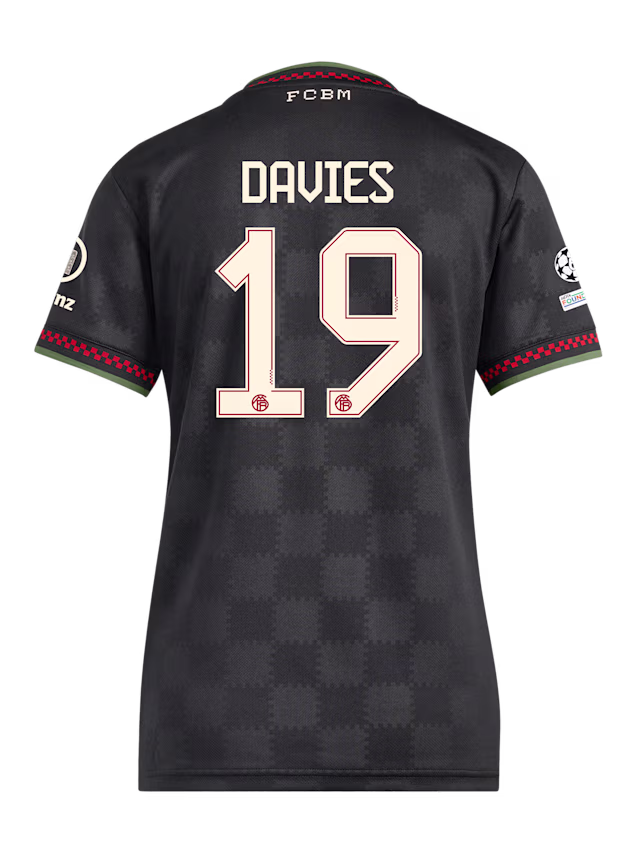 Женское футбольное джерси FC Bayern Munich Champions League Jersey 25-26 DAVIES 19