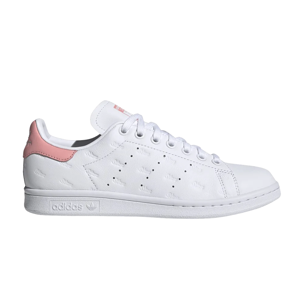 Krossovki-Adidas-Wmns-Stan-Smith-White-Glow-Pink