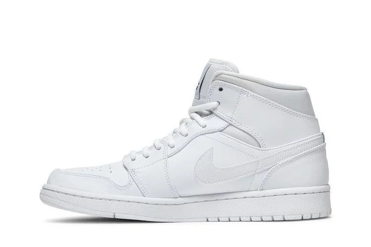 Кроссовки Air Jordan 1 Retro Mid 'White'