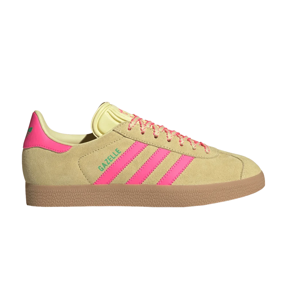 Krossovki-adidas-Wmns-Gazelle-Yellow-Lucid-Pink