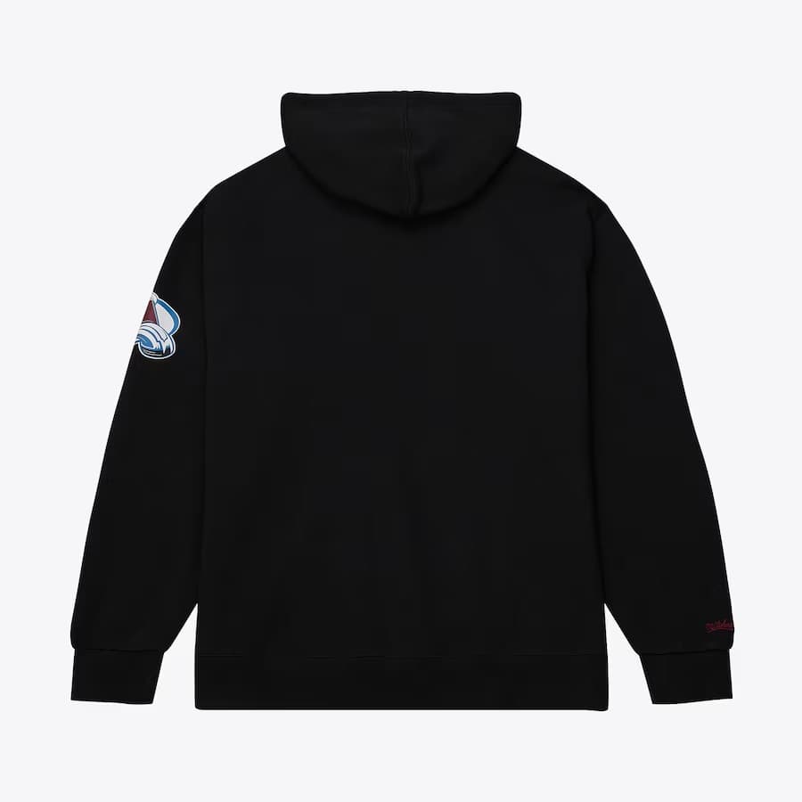 Худи Mitchell & Ness Black Colorado Avalanche Game Time Fleece Pullover Hoodie