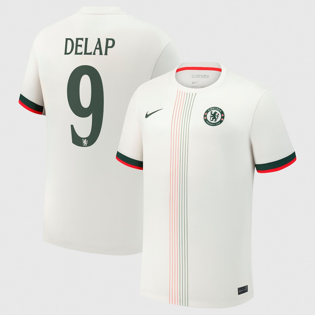 Детское футбольное джерси Chelsea Cup Nike Away Stadium Shirt 2025-26 - Delap 9