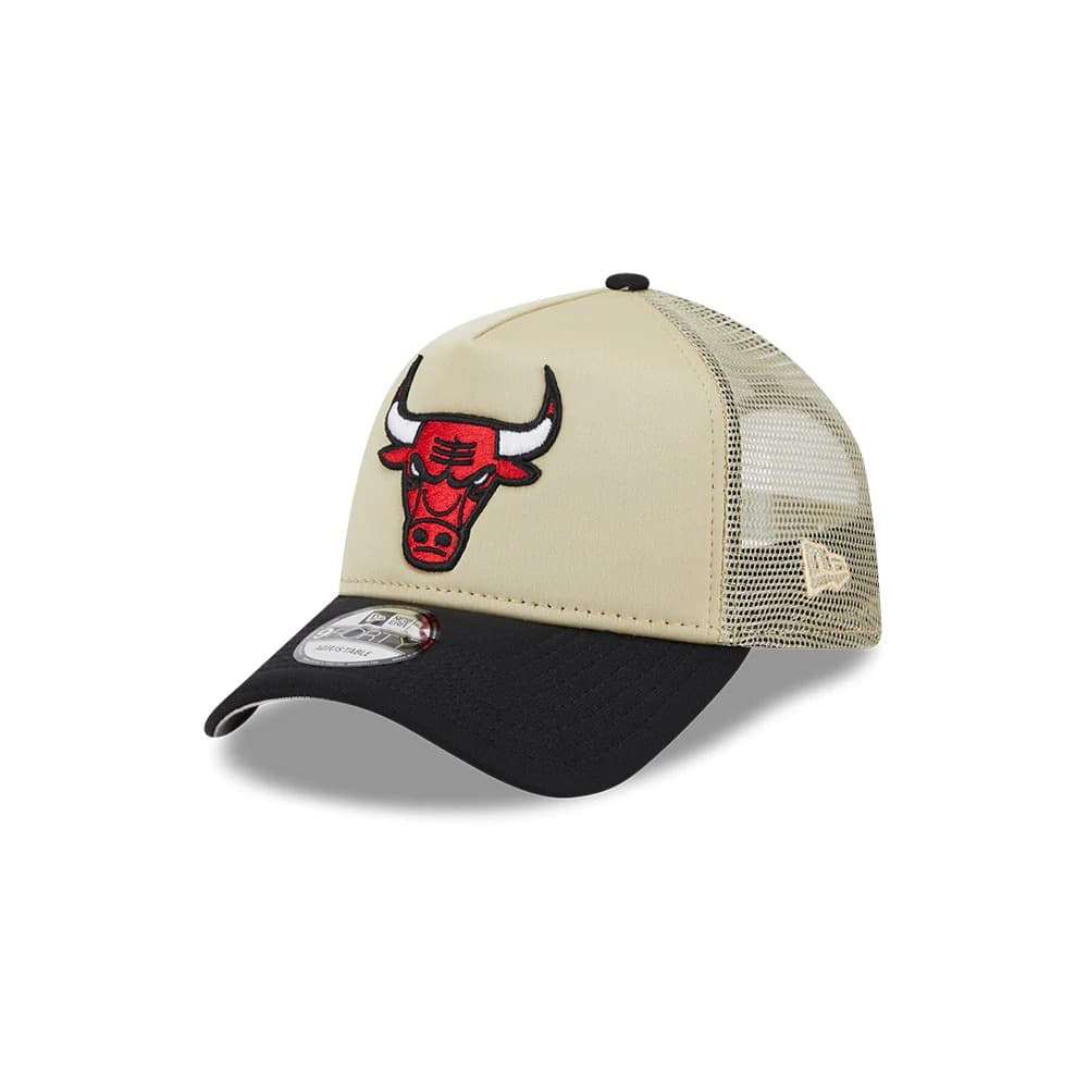 Бейсболка New Era Chicago Bulls All Day 9FORTY A-Frame Trucker Snapback Hat