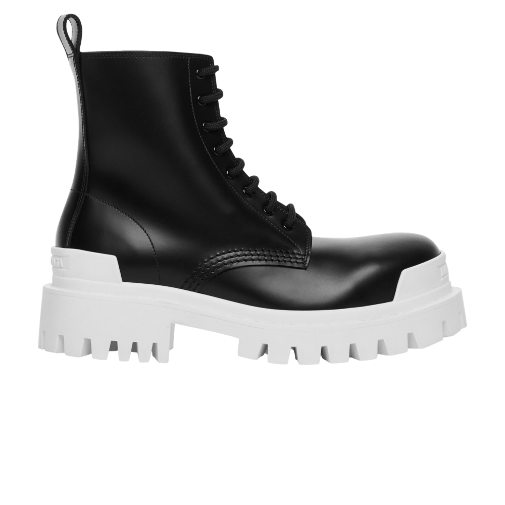 Кроссовки Balenciaga Strike Lace-Up Boot 'Black White'