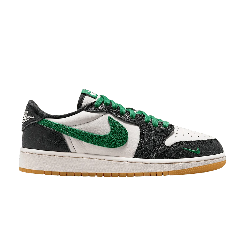 Krossovki-Air-Jordan-1-Retro-Low-OG-GS-Phantom-Pine-Green