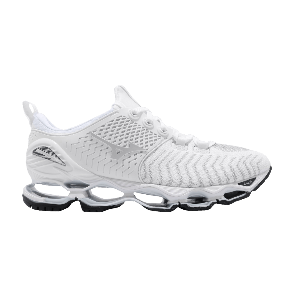 Кроссовки Mizuno Wave Prophecy Waveknit 'White'
