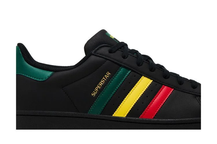 Кроссовки adidas Superstar 'Rasta - Black'