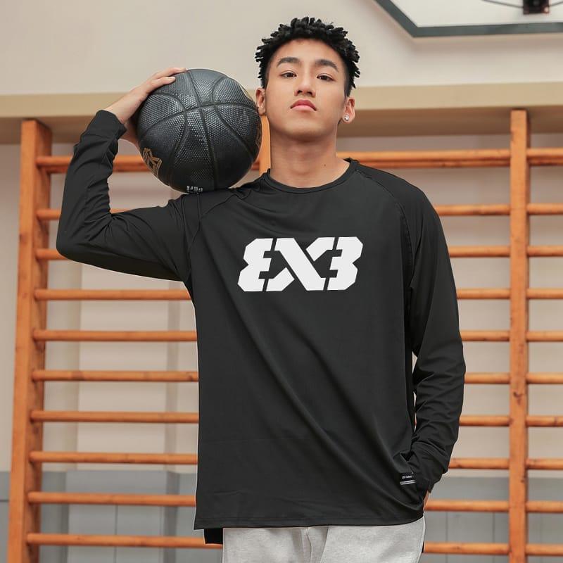 Футболка Ehot 3X3 League Black-White Longsleeve