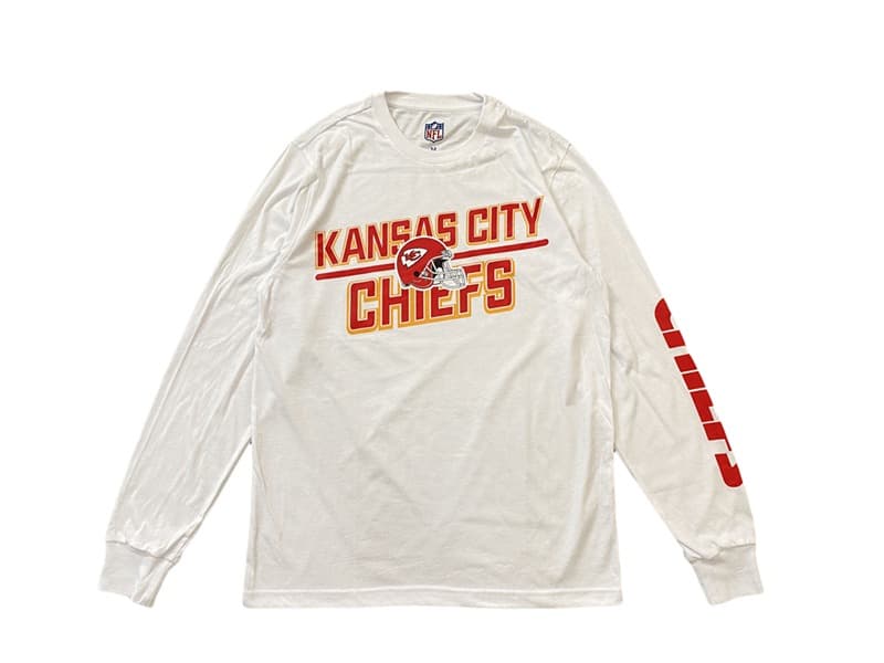 Лонгслив B20THER NFL Kansas City Chiefs White Longsleeve