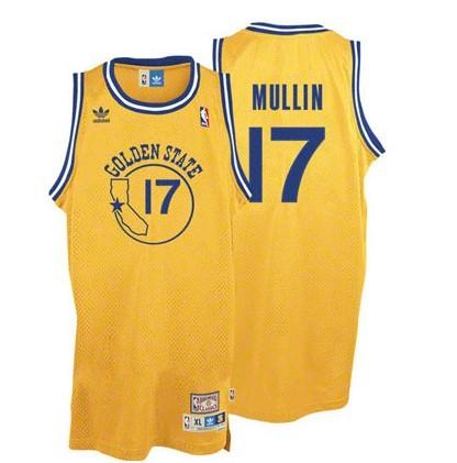 Баскетбольная джерси 1985-86 Chris Mullin #17 Gold Hardwood Classic Swingman